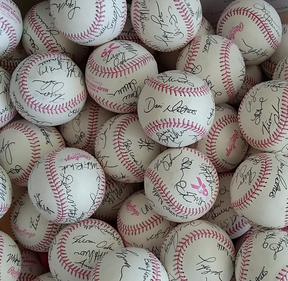 Mother's Day Autographed Ball and Bat - Collectors Club Member Only Exclusive